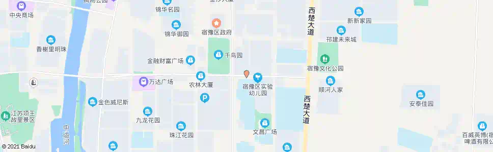 宿迁东方花园南门_公交站地图_宿迁公交_妙搜公交查询2025