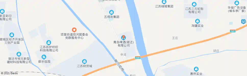 宿迁啤酒厂_公交站地图_宿迁公交_妙搜公交查询2025