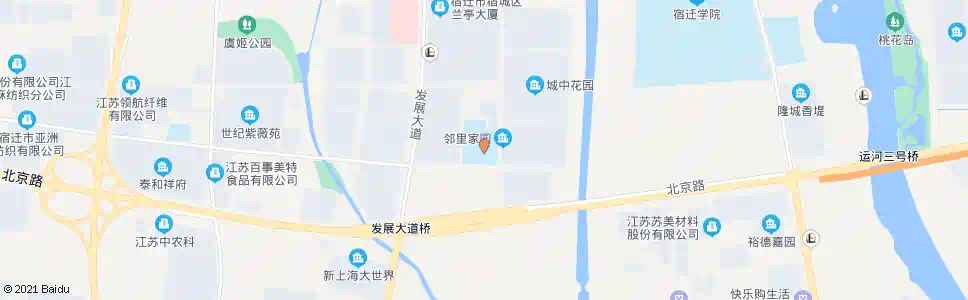 宿迁实验小学(黄河分校)_公交站地图_宿迁公交_妙搜公交查询2025