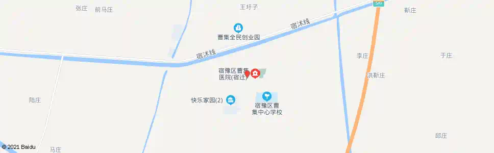 宿迁曹集_公交站地图_宿迁公交_妙搜公交查询2025
