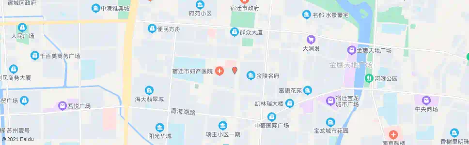 宿迁中心血站_公交站地图_宿迁公交_妙搜公交查询2025