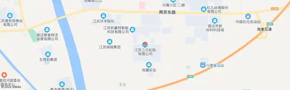 宿迁三元轮胎厂_公交站地图_宿迁公交_妙搜公交查询2025
