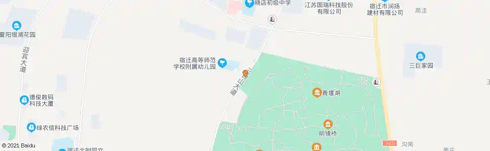 宿迁晓店街_公交站地图_宿迁公交_妙搜公交查询2025