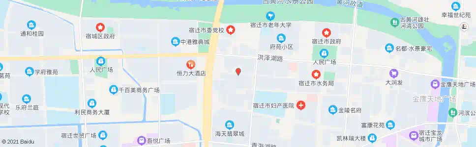 宿迁府前小区北门_公交站地图_宿迁公交_妙搜公交查询2025