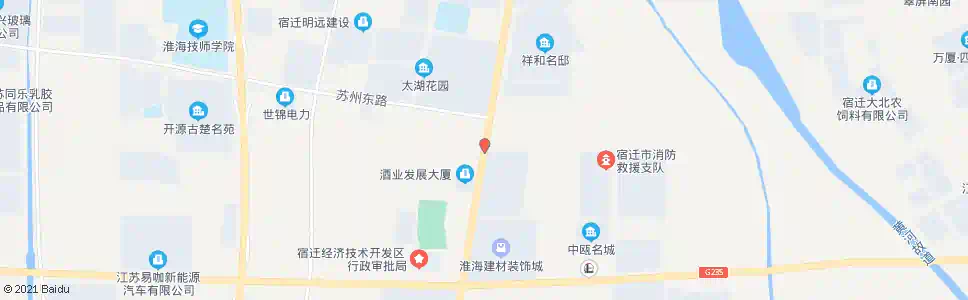宿迁中青家居广场_公交站地图_宿迁公交_妙搜公交查询2025