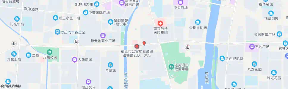 宿迁东方医院_公交站地图_宿迁公交_妙搜公交查询2025