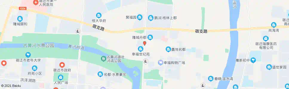 宿迁金谷花园_公交站地图_宿迁公交_妙搜公交查询2025