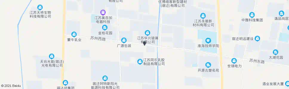 宿迁华兴玻璃_公交站地图_宿迁公交_妙搜公交查询2025
