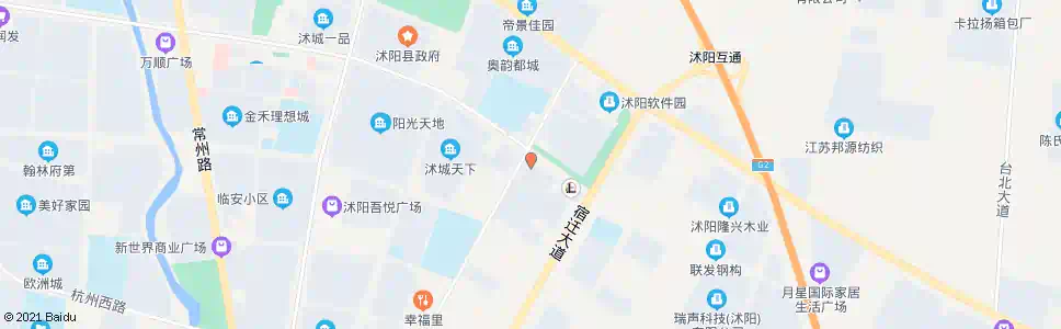 宿迁杨店_公交站地图_宿迁公交_妙搜公交查询2025