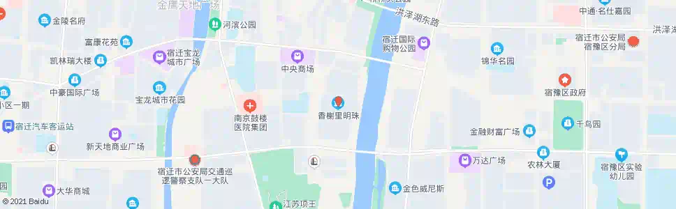 宿迁香榭里明珠_公交站地图_宿迁公交_妙搜公交查询2025