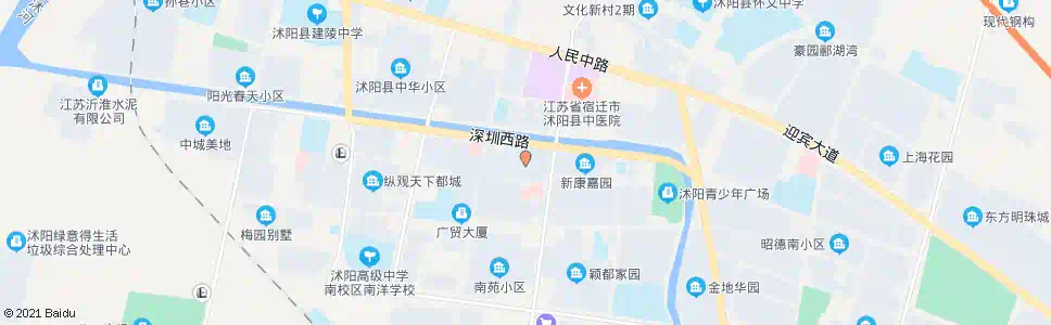 宿迁新康花园小区_公交站地图_宿迁公交_妙搜公交查询2025