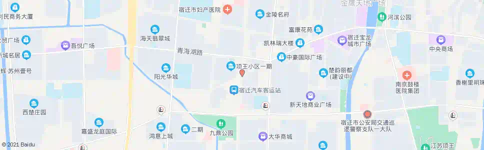 宿迁人民大道_公交站地图_宿迁公交_妙搜公交查询2025