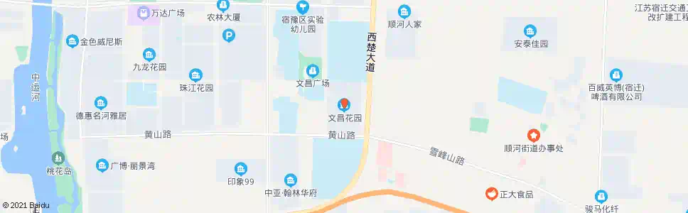 宿迁文昌花园_公交站地图_宿迁公交_妙搜公交查询2025