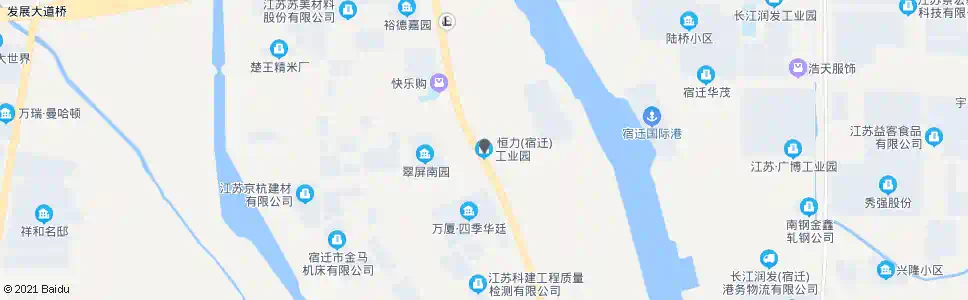 宿迁恒力工业园_公交站地图_宿迁公交_妙搜公交查询2025