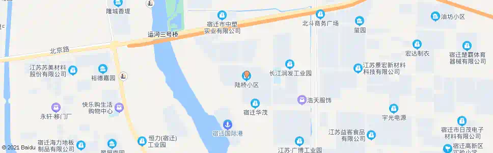 宿迁陆桥小区_公交站地图_宿迁公交_妙搜公交查询2025