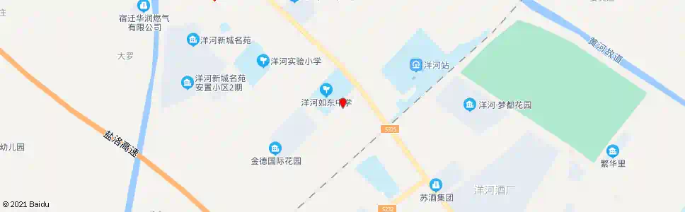 宿迁洋河火车站南_公交站地图_宿迁公交_妙搜公交查询2025