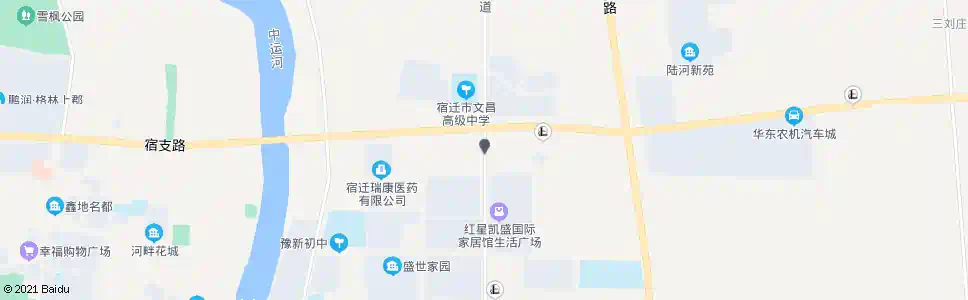 宿迁文昌中学_公交站地图_宿迁公交_妙搜公交查询2025