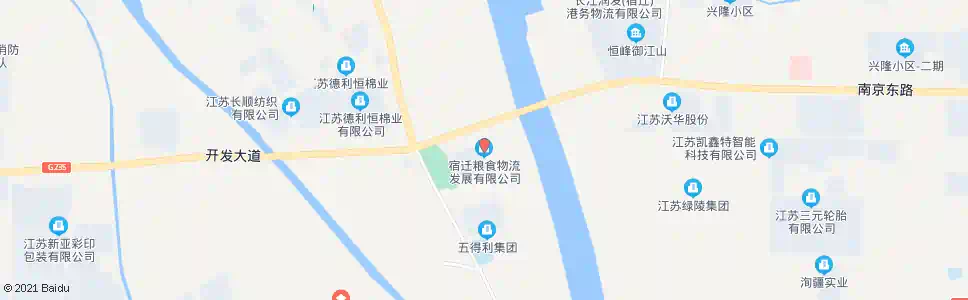 宿迁粮食城_公交站地图_宿迁公交_妙搜公交查询2025