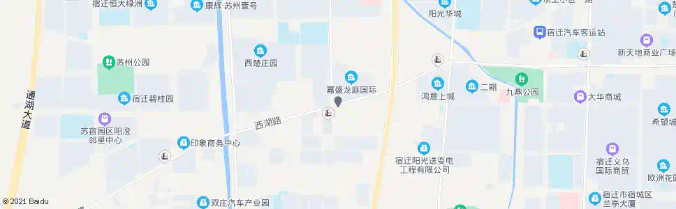 宿迁龙庭国际_公交站地图_宿迁公交_妙搜公交查询2025