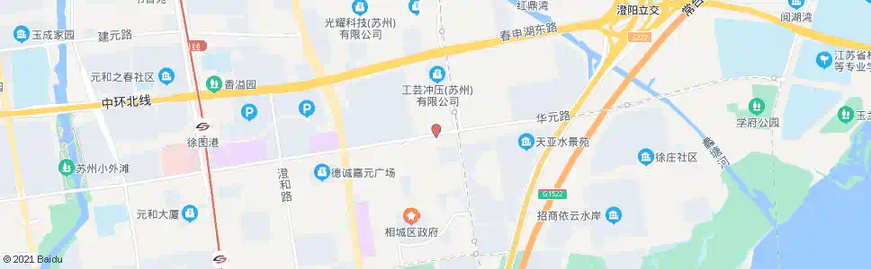 苏州华元路澄阳路西_公交站地图_苏州公交_妙搜公交查询2025