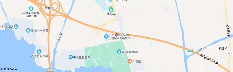 苏州澄湖卫生服务站_公交站地图_苏州公交_妙搜公交查询2025