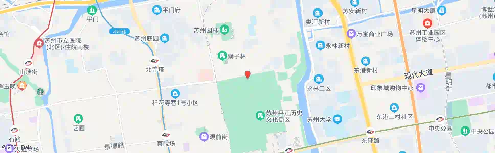 苏州平江路景区_公交站地图_苏州公交_妙搜公交查询2025