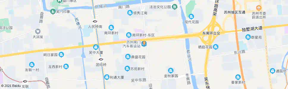 苏州汽车南站广场_公交站地图_苏州公交_妙搜公交查询2025