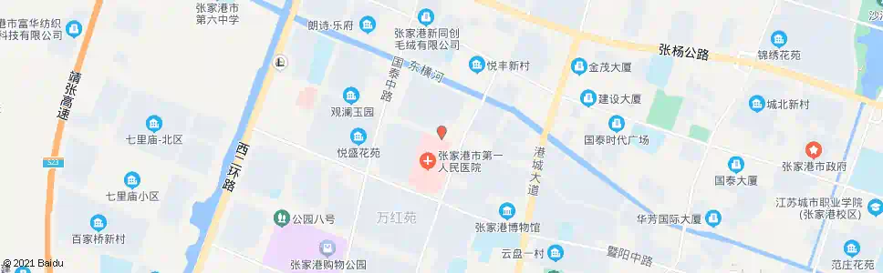 苏州第一人民医院北门_公交站地图_苏州公交_妙搜公交查询2025