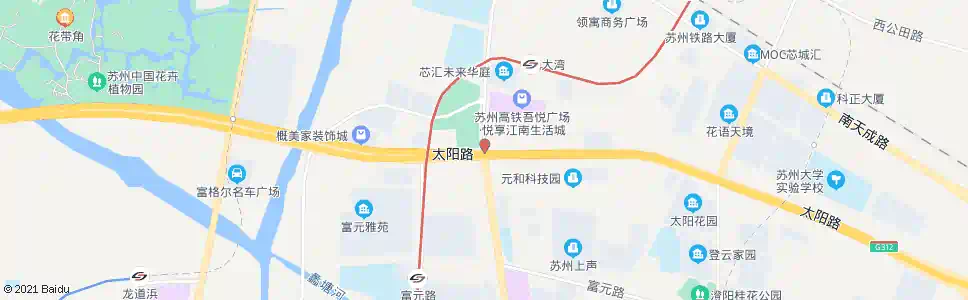 苏州相城大道太阳路_公交站地图_苏州公交_妙搜公交查询2025