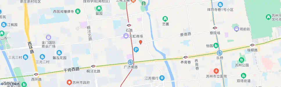 苏州石路老街坊_公交站地图_苏州公交_妙搜公交查询2025
