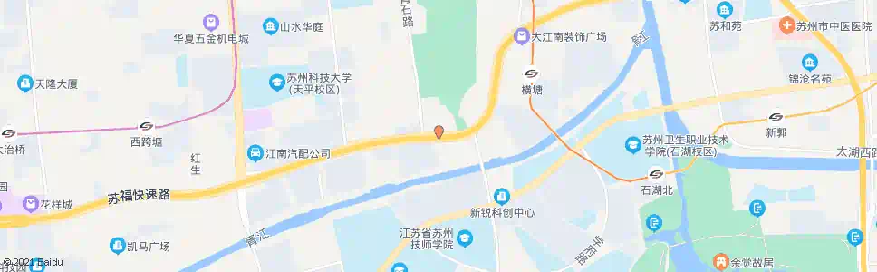 苏州晋源路青石路东_公交站地图_苏州公交_妙搜公交查询2025