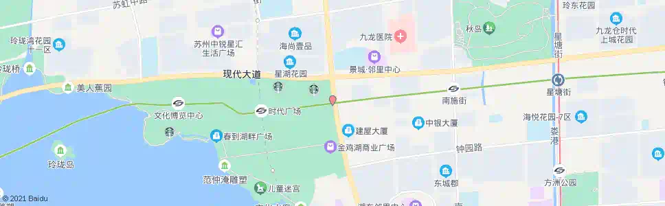 苏州星湖街站_公交站地图_苏州公交_妙搜公交查询2025