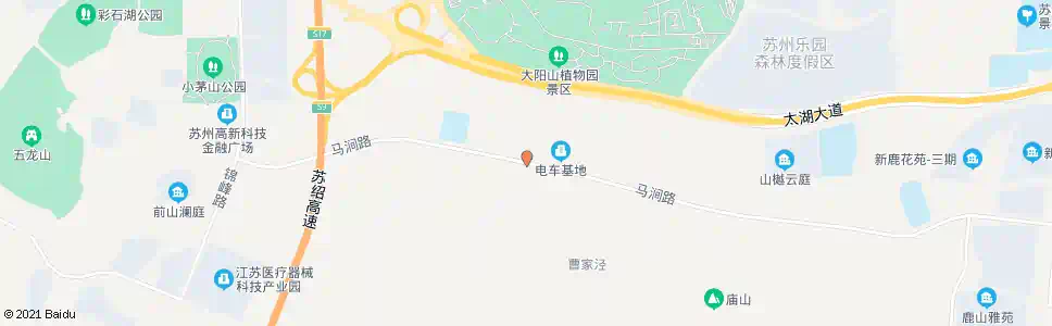 苏州电车基地_公交站地图_苏州公交_妙搜公交查询2025