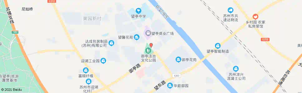 苏州御亭公园_公交站地图_苏州公交_妙搜公交查询2025