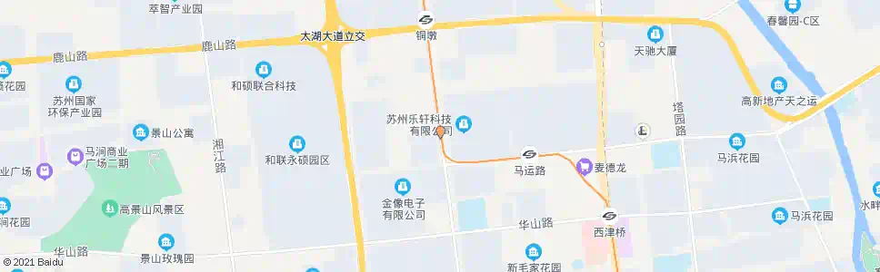 苏州珠江路银珠路南_公交站地图_苏州公交_妙搜公交查询2025