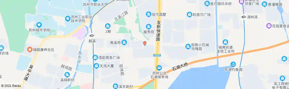 苏州苏街小石湖路_公交站地图_苏州公交_妙搜公交查询2025