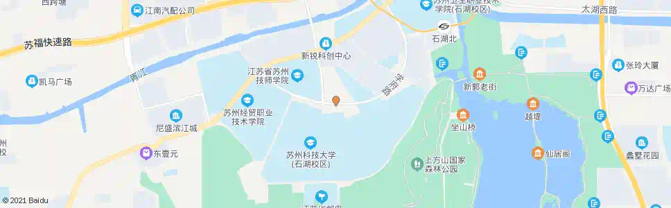 苏州苏科大石湖校区_公交站地图_苏州公交_妙搜公交查询2025