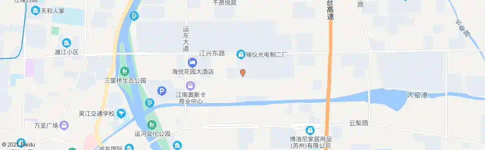 苏州福华电子_公交站地图_苏州公交_妙搜公交查询2025