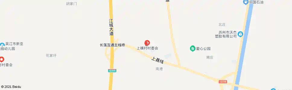 苏州上横村委会_公交站地图_苏州公交_妙搜公交查询2025