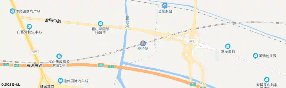苏州花桥_公交站地图_苏州公交_妙搜公交查询2025