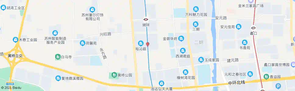 苏州文灵路玉成路北_公交站地图_苏州公交_妙搜公交查询2025