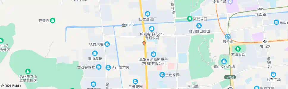 苏州迪睿合电子_公交站地图_苏州公交_妙搜公交查询2025