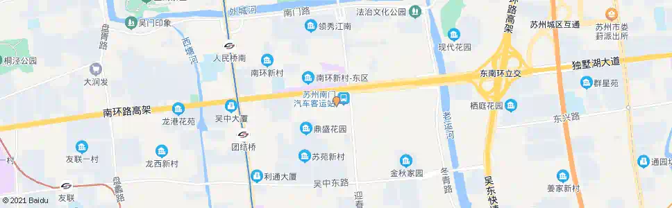 苏州客运南站_公交站地图_苏州公交_妙搜公交查询2025