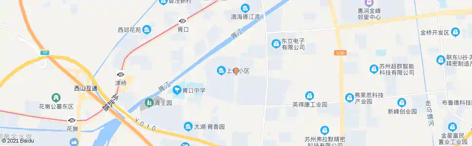 苏州上供小区东_公交站地图_苏州公交_妙搜公交查询2025