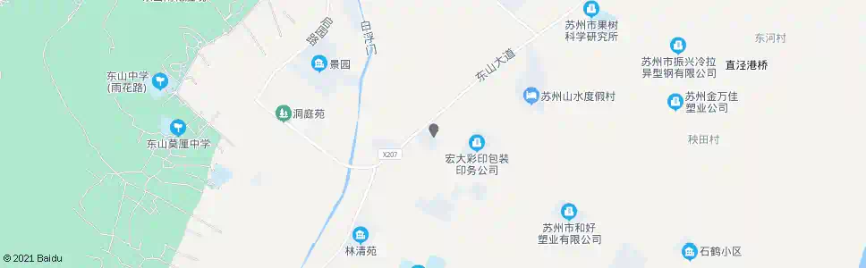 苏州东山科技工业园北_公交站地图_苏州公交_妙搜公交查询2025