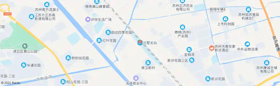 苏州浒墅关_公交站地图_苏州公交_妙搜公交查询2025