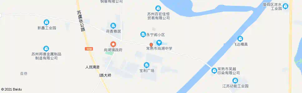 苏州尚湖镇_公交站地图_苏州公交_妙搜公交查询2025