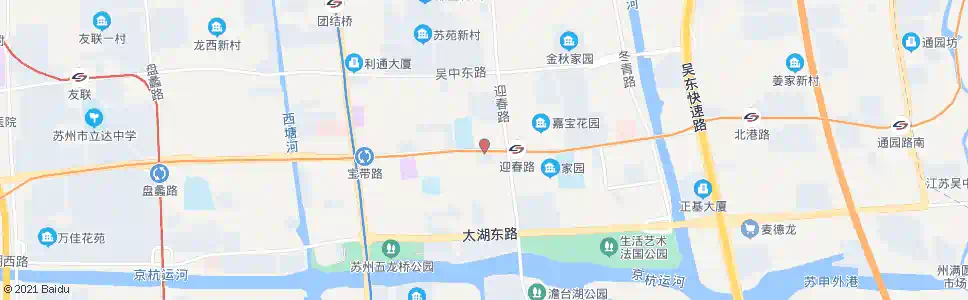 苏州嘉宝雅典苑_公交站地图_苏州公交_妙搜公交查询2025