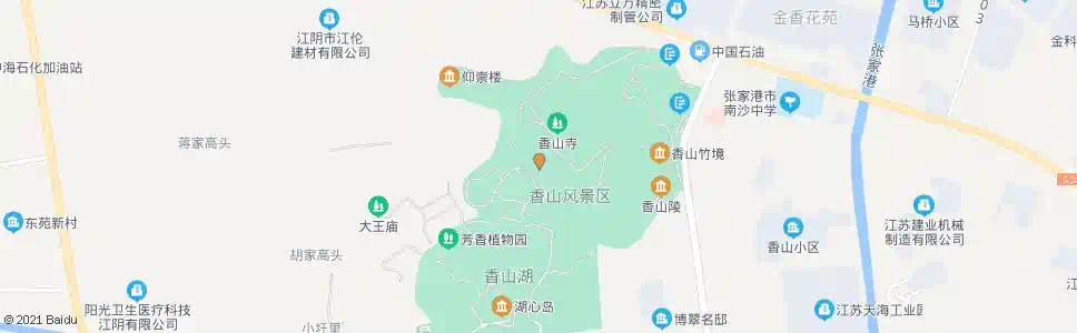 苏州香山风景区_公交站地图_苏州公交_妙搜公交查询2025