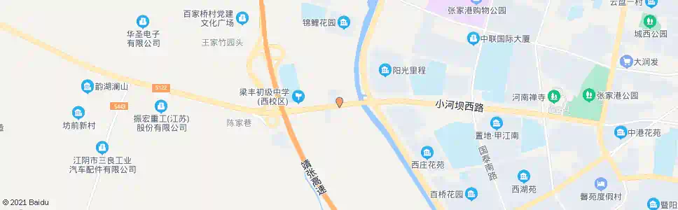 苏州小河坝桥_公交站地图_苏州公交_妙搜公交查询2025